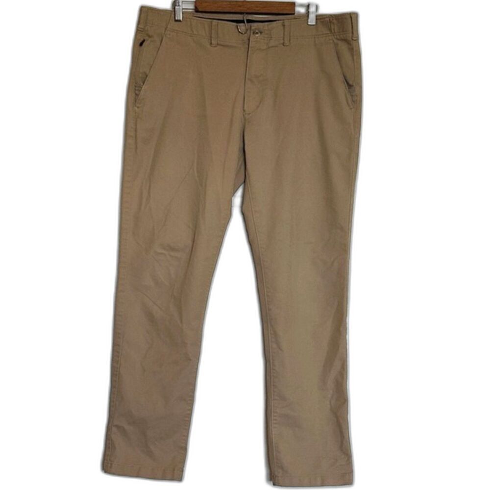 Eddie Bauer Khaki Pants Mens Size 38/36 Cotton Preppy Office Career Casual Chino